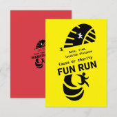 Fun Run Event Want Charity Promotion T-Shirt dan Bedankkaart (Voorkant / Achterkant)