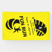 Fun Run Event Want Charity Promotion T-Shirt dan Spandoek (Horizontaal)