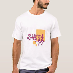 Fun & Run Feestelijk Evenement Royale Design T-shirt