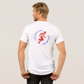 Fun Run / Marathon / Sportdag Ontwerp Tri-Blend Shirt (Achterkant volledig)