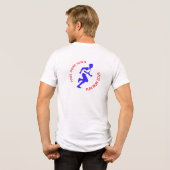Fun Run / Marathon / Sportdag Ontwerp Tri-Blend Shirt (Achterkant volledig)