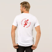 Fun Run / Marathon / Sportdag Ontwerp Tri-Blend Shirt (Achterkant volledig)