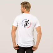 Fun Run / Marathon / Sportdag Ontwerp Tri-Blend Shirt (Achterkant volledig)
