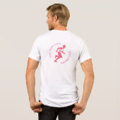 Fun Run / Marathon / Sportdag Ontwerp Tri-Blend Shirt (Achterkant volledig)