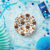 Fun Run Turkije Trot 5K Thanksgiving Running Desig Papieren Kommen (Feest)