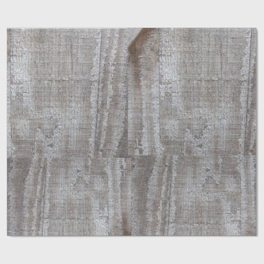 Fun, Rustic, Grey, Barnwood Cadeaupapier (Vlak)