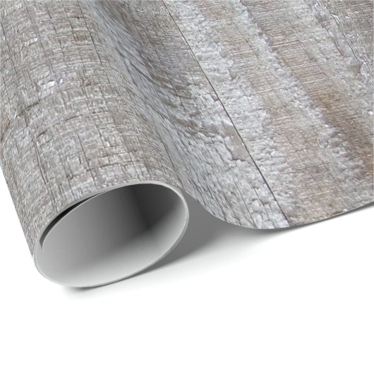 Fun, Rustic, Grey, Barnwood Cadeaupapier (Rol Hoek)