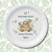 Fun Safari Dier Oerwoud Verjaardag Papieren Bordje