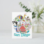 Fun San Diego Californië Briefkaart (Staand voorkant)