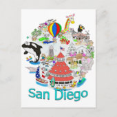 Fun San Diego Californië Briefkaart (Voorkant)