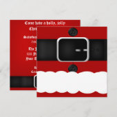 Fun Santa Claus Suit kerstfeestjes Kaart (Voorkant / Achterkant)