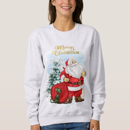 Fun Santa Claus Sweatshirt (Voorkant)