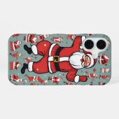 Fun Santa iPhone 16 Hoesje (Achterkant horizontaal)
