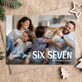 Fun Santa Says 67 Photo Holiday Feestdagenkaart