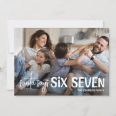 Fun Santa Says 67 Photo Holiday Feestdagenkaart (Voorkant)