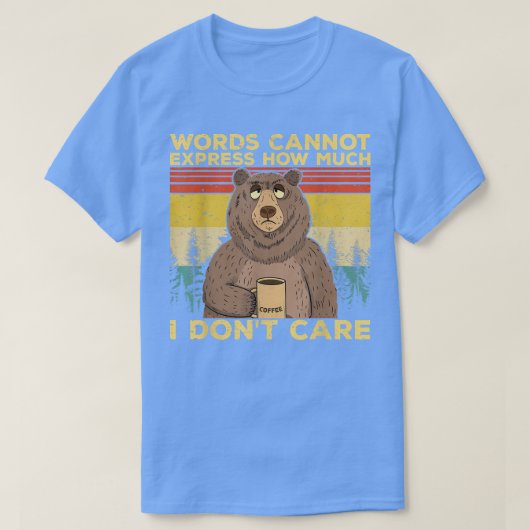Fun sarcastisch t-shirt beer drink koffie (Design voorkant)