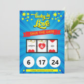 Fun Save the Date Wedding Announding (Staand voorkant)