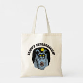 Fun Scary Monster Halloween Tote Bag (Achterkant)