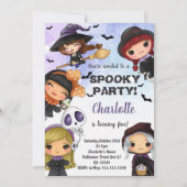 Fun Scary Party Kaart voor kinderen en volwassenen (Voorkant)