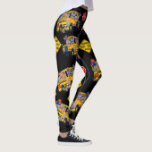Fun School Bus Driver Party-patroonpatronen Leggin Leggings (Rechts)