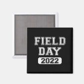 Fun school fielddag 2022 Laatste dag van schoolcad Magneet (Voorkant / Achterkant)