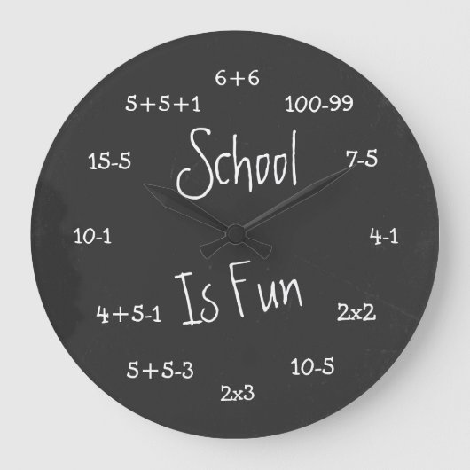 Fun School is Fun Geek Math Grote Klok (Voorkant)