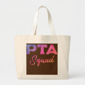 Fun School Parent Teacher Association Art PTA Grote Tote Bag (Voorkant)