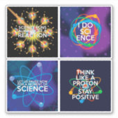 Fun science citeert stciker set sticker (Voorkant)