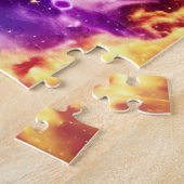 Fun Science Fiction Brand Galactische Paarse Explo Legpuzzel (Zijkant)