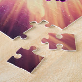 Fun Science Fiction Galactische Paarse wolk Legpuzzel (Zijkant)