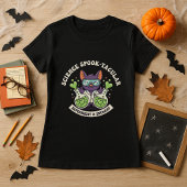 Fun Science Spook-Tacular Lab School STEM-leraren T-shirt