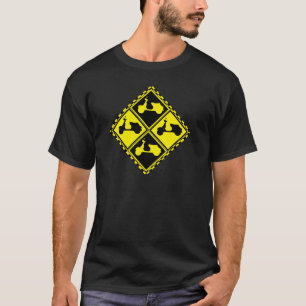 Fun Scooters Yellow Black Logo T-shirt