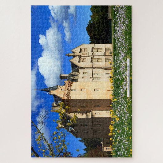 Fun Scottish Brodie Clan's Castle Photo Large Legpuzzel (Verticaal)