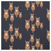 Fun Scottish Highland Koe Stof (Swatch)