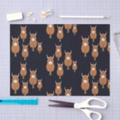 Fun Scottish Highland Koe Tissuepapier (Craft)