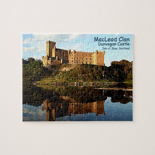 Fun Scottish MacLeod Clan's Dunvegan Castle Puzzle Legpuzzel (Horizontaal)