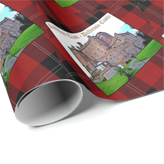Fun Scottish Ramsay Clan Skewed Tartan Cadeaupapier (Rol Hoek)