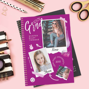 Fun Scrapbook Photo Album Notitieboek Dan & Now Af Kaart