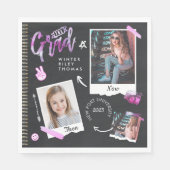 Fun Scrapbook Photo Album Notitieboek Dan & Now Af Servet (Voorkant)