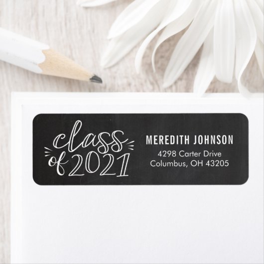 Fun Script Afstuderen Return Address Label (Insitu)