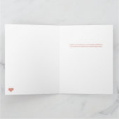 Fun Script Calligraphy Photo Weddenschap Bedankt (Binnen)