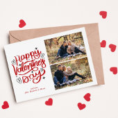 Fun Script "Happy Valentines Day" 2 Fotogalerie Feestdagenkaart