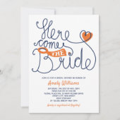 Fun Script Lettering Vrijgezellenfeest uitnodigen Kaart (Voorkant)