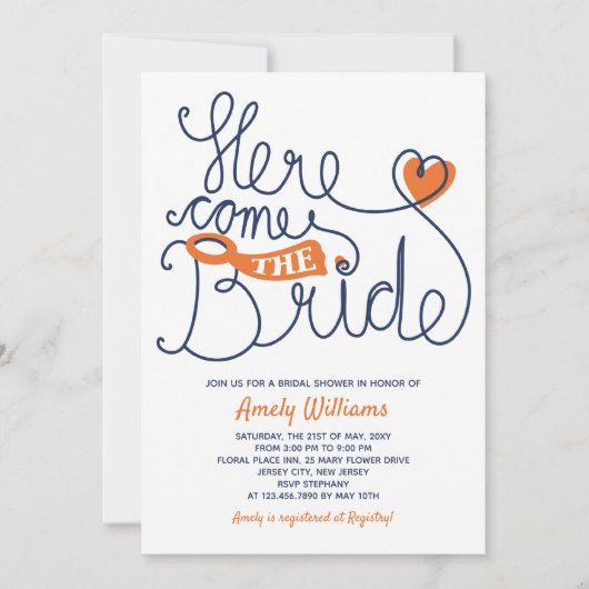 Fun Script Lettering Vrijgezellenfeest uitnodigen Kaart (Voorkant)