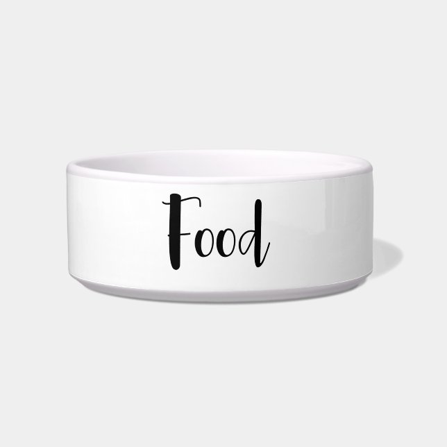 Fun script pet feed bowl voerbakje (Voorkant)