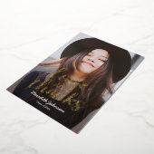 Fun Script Real Folie Afstuderen Hartelijk dank Uitnodiging (Gedraaid)