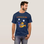 Fun Scuba Diving Fish Pun Design T-shirt (Voorkant volledig)