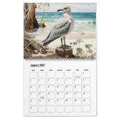 Fun Seagull Art Coastal Kalender (Jan 2027)