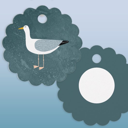 Fun Seagull Bedankjes Labels