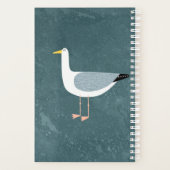 Fun Seagull - Gepersonaliseerd Planner (Achterkant)